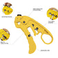 Adjustable LAN Cable Stripper for Shielded & Unshielded Cat7a/6a/6/5e – Yellow (Simply45 S45-S01YL)