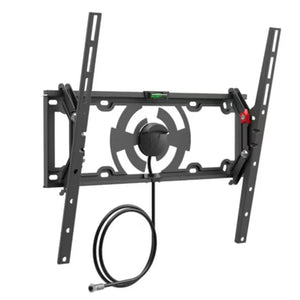 Barkan 19" - 65" Tilt Flat/Curved TV Wall Mount with Integrated HDTV Indoor Antenna 5dB Gain