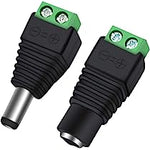 Male DC Power Adapter with Screw Terminals