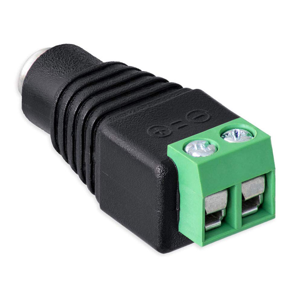Female Power Adapter 5mm Barrel with Screw Terminals