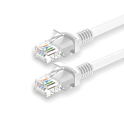 CAT5E Ethernet Cable - 50 Foot White