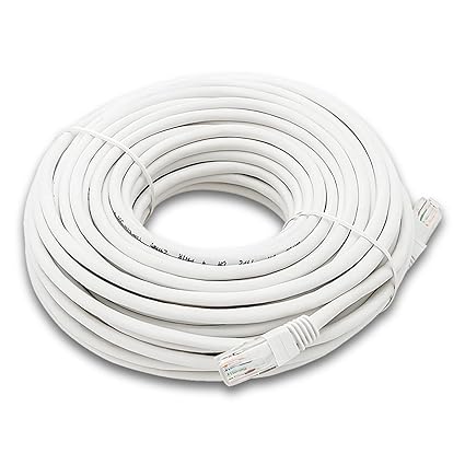 CAT5E Ethernet Cable - 50 Foot White