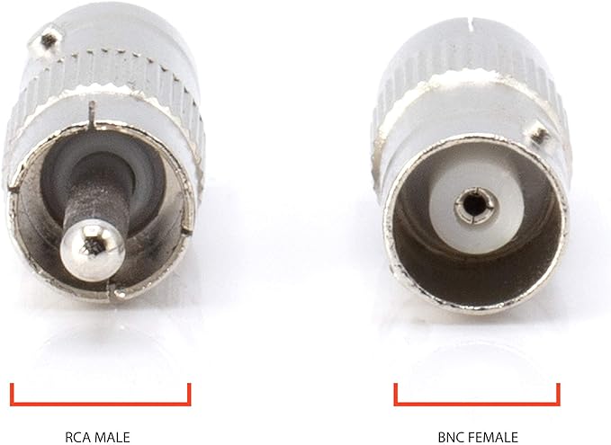 BNC FEMALE TO RCA MALE ADAPTER