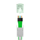 Cat6 Shielded External Ground – Standard WE/SS RJ45 with Bar45® 50 Plugs (Simply45 S45-1150)