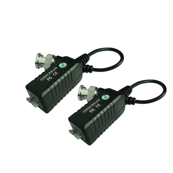 HD CCTV Video Balun, AHD, HD-TVI, HD-CVI, BNC- 2 Pack