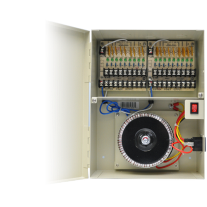 18 Port Power Supply Panel-24V A/C 18Amp