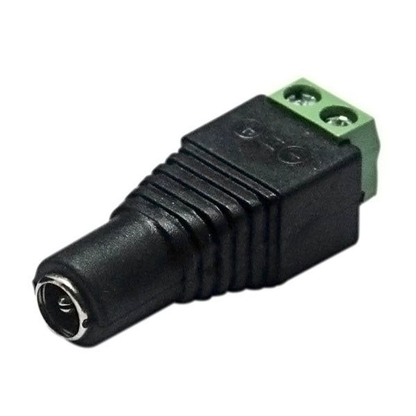 Female Power Adapter 5mm Barrel with Screw Terminals
