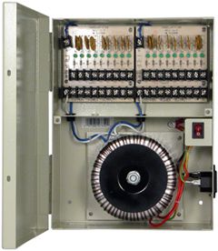 18 Port Power Supply Panel-24V A/C 18Amp