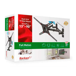 Barkan 13" - 90"  Full Motion TV Wall Mount