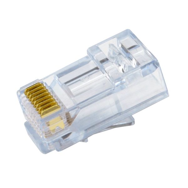 Cat5e Unshielded – Pass Through RJ45 – 50pc Clamshell (Simply45 S45-1501)