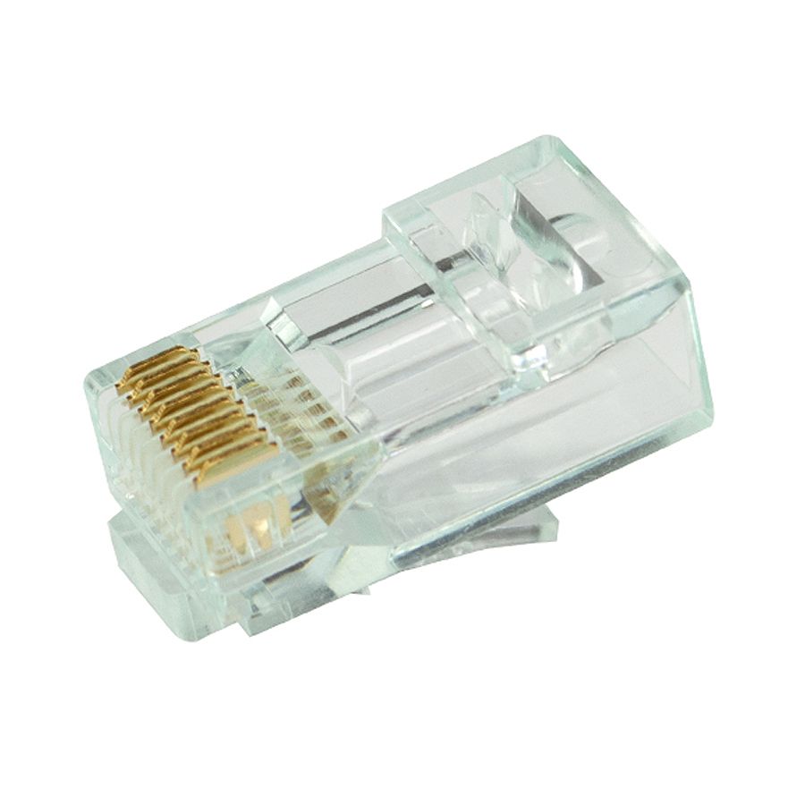 Cat6 Unshielded – Pass Through TJ45 – 50pc Clamshell (Simply45 S45-1601)