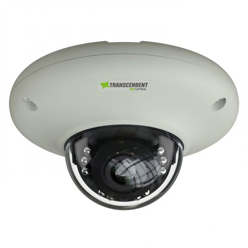 Vitek 5MP IP Mini Saucer Vandal Dome Camera w/Full Analytics Suite