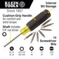 Klein Tools Multi-Bit Screwdriver with Storage 15-Piece Part Number: KLN 32290