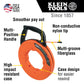 Klein Tools Multi-Groove Fiberglass Fish Tape with Nylon Tip, 100-Foot Part Number: KLN 56383