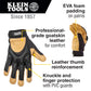 Leather Work Gloves, 1 Pair
