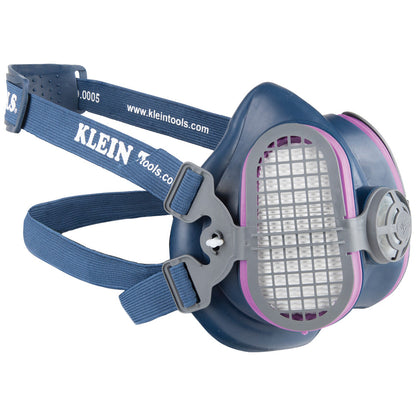 The Klein P100 Half-Mask respirator efficiently and effectively provides the wearer with P100 particulate protection without compromising comfort and wearability. This respirator is latex and silicone free, with a lightweight face piece and low-profile filters that provide an unobstructed field of vision. P100 Filters are replaceable and protect against a wide range of dust particles. This makes the Klein P100 Half-Mask respirator great for DIY projects as well as commercial applications.