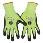 Cut 4 Gloves keep you connected and protected with touchscreen-capable fingertips. Nitrile dip technology provides superior grip. Rated ANSI/ISEA 105-2016 Cut Level A4, these durable gloves protect your hands on the jobsite. Seamless knit cuff provides comfortable fit.