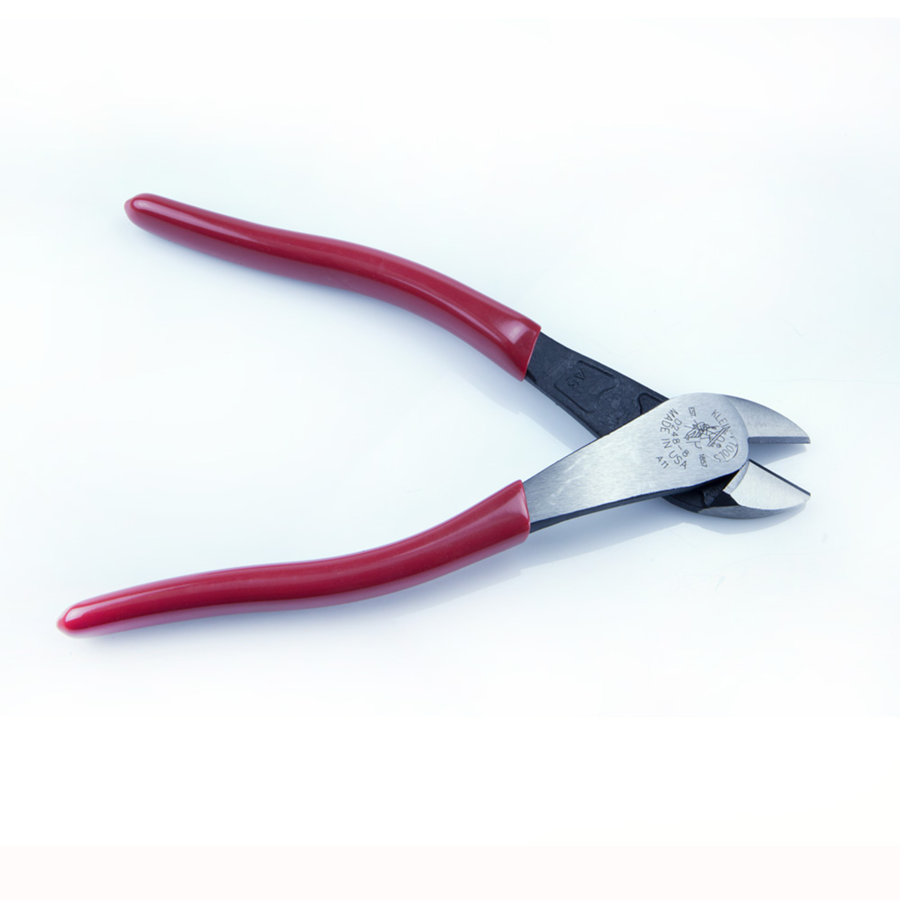 Klein Tools Diagonal Cutting Pliers, Angled Head, Short Jaw, 8-Inch Part Number: KLN D248-8